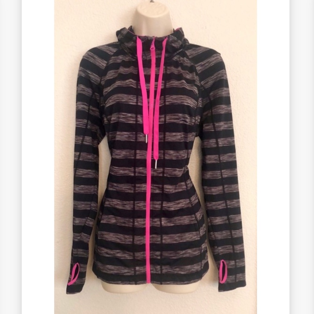 NWOT Lukka Hooded Full Zip Up Hoodie. Sz L